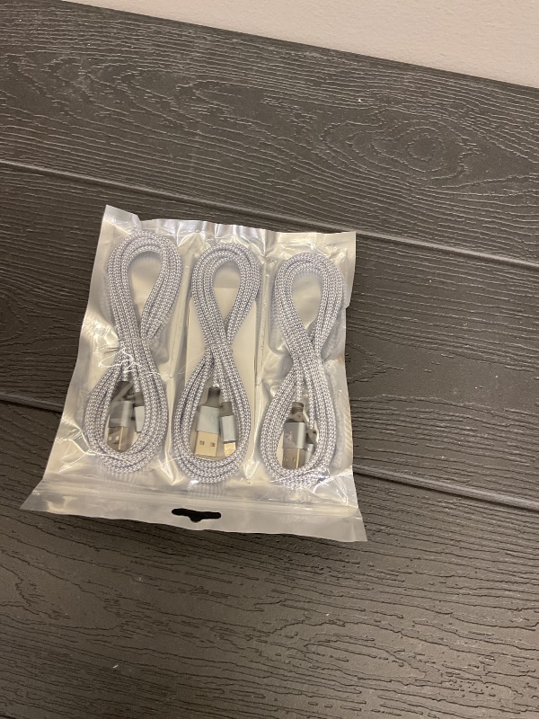 Photo 1 of TAKAGI for iPhone Charger, [MFi Certified] Lightning Cable 3PACK 6FT Nylon Braided USB Charging Cable High Speed Transfer Cord Compatible with iPhone 14/13/12/11 Pro Max/XS MAX/XR/XS/X/8/iPad