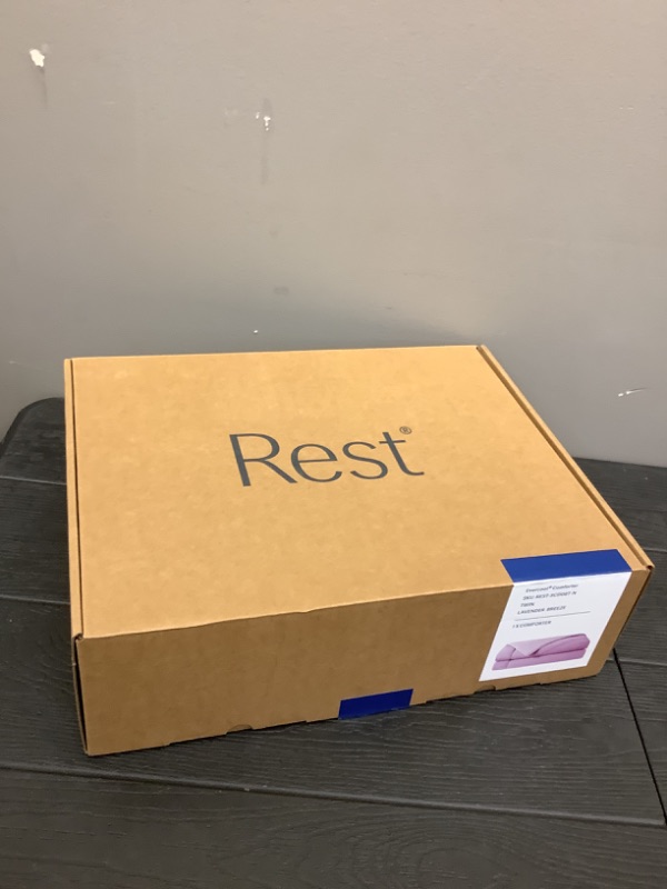 Photo 1 of REST® Evercool® Cooling Comforter, Twin/Twin XL, Blanket for Hot Sleepers, All Season Bedding to Keep Cool for Night Sweats, Breathable Lightweight Blanket, 68"x90" Inches, Lavender Breeze