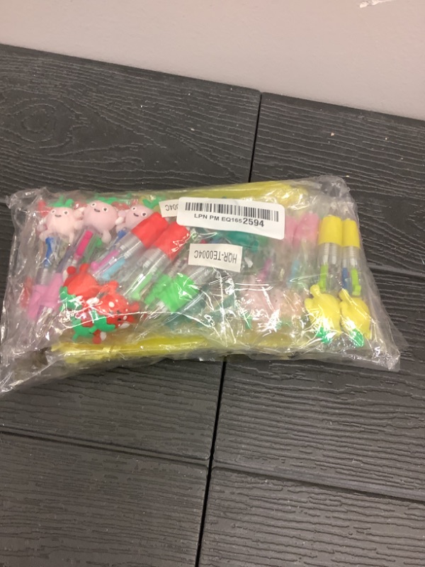 Photo 1 of CY2SIDE Fruit Stationery Party Gift - 24 Pack Fruit Stationery Gifts Set Include 4-in-1 Ballpoint Pens Sticky Notes Stickers and Organza Tutti Party Favors Goodie Bag Fillers for School Rewards