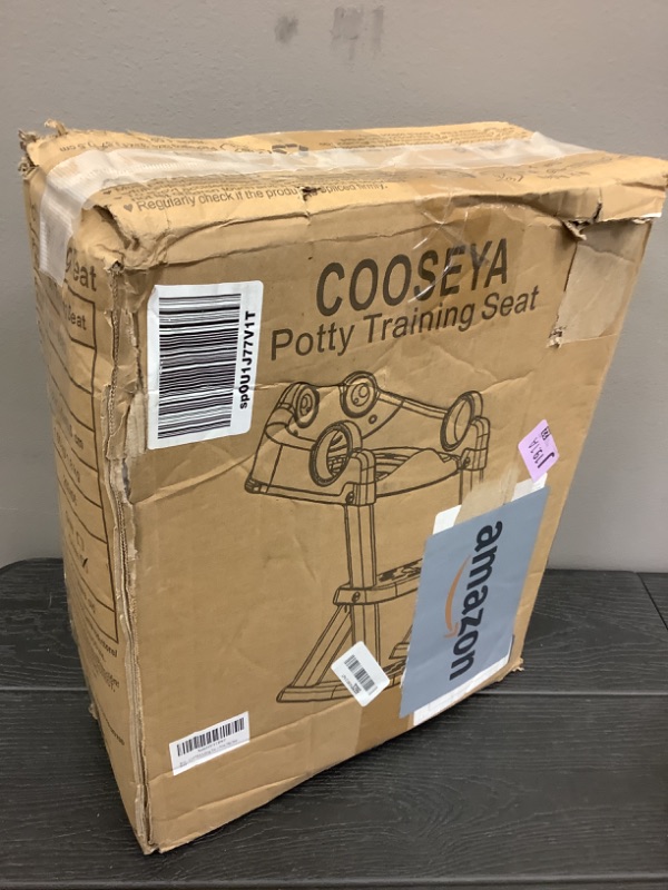 Photo 1 of COOSEYA Frog Toilet Seat, Potty Training Seat for Toddler, Upgrade Potty Training 2 in 1 Toddler Toilet Seat for Boys Girls,Waterproof Soft Mat Non-Slip Step Stool