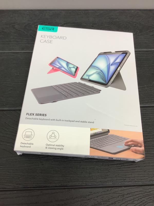 Photo 1 of ESR iPad 11th (A16) 2025/10th Gen Flex Keyboard Case, Ultra-Light Magnetic Detachable Keyboard for iPad 10.9" with Writing/Viewing Modes, Larger Precision Trackpad, Pink