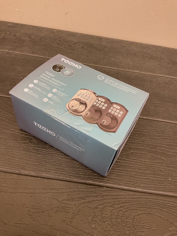 Photo 1 of TEEHO TE002 Fingerprint Door Lock - Keyless Entry Door Lock - Electronic Keypad Deadbolt - Smart Locks for Front Door - Auto Lock - Easy Installation - Oil-Rubbed Bronze