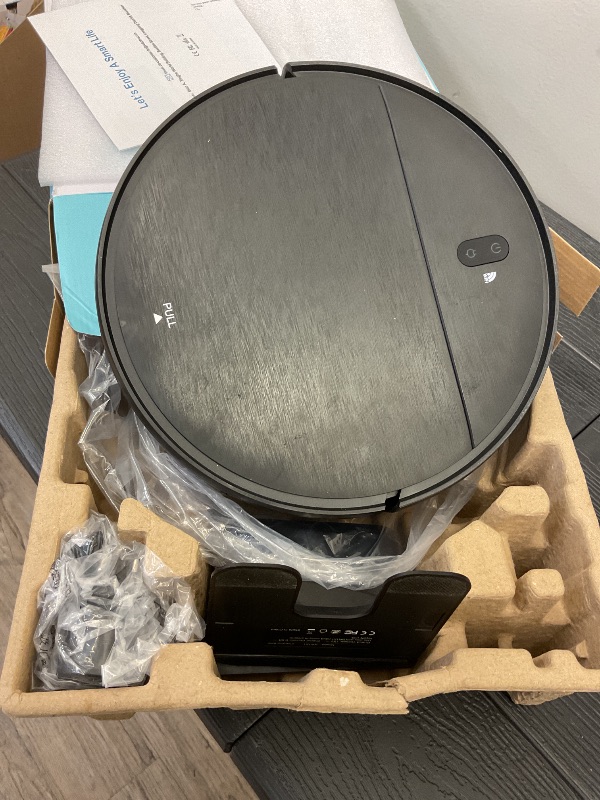 Photo 1 of MAMNV Robot Vacuum and Mop,2 in 1 for Carpet & Hard Floor,Robotic Vacuum Cleaner with Alexa/Voice/App,Powerful & Quiet for Pet Hair,Slim 2.87",Self-Charging & Zigzag Path Cleaning