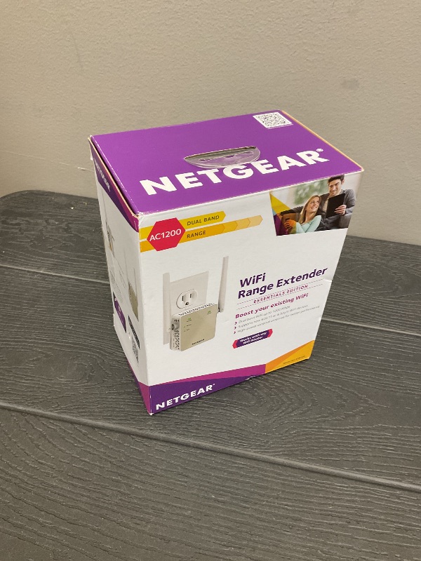 Photo 1 of NETGEAR WiFi Range Extender (EX6120) - Add up to 1,500 sq. ft., 25 Devices - AC1200 Dual Band Wireless Signal Booster & Repeater (Up to 1.2 Gbps Speed), Compact Wall Plug Design – Free Expert Help