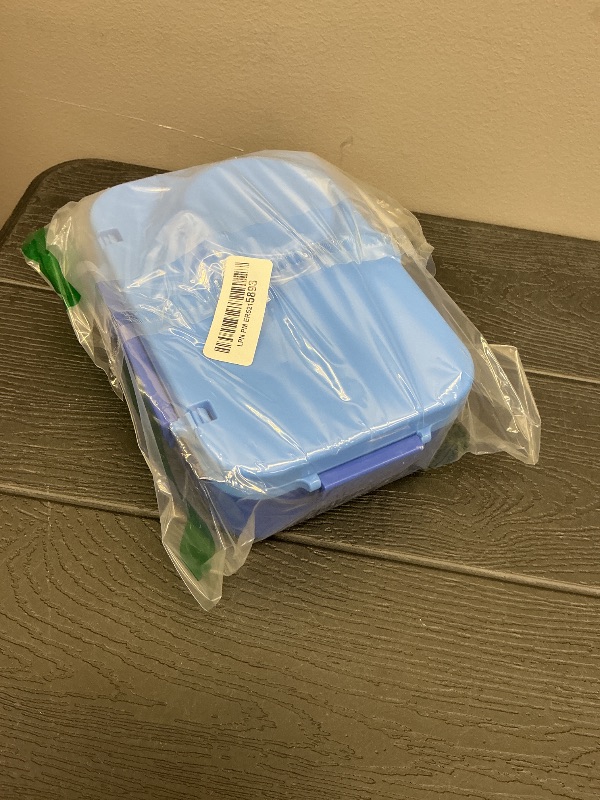 Photo 1 of DaCool Upgraded Kids Lunch Box with Thermo for Hot Food 1400ml Child Bento Box for Kids with 5oz Small Thermo for Boys Girls with Fork Spoon Leakproof for Dining Out School Work Picnic, Blue