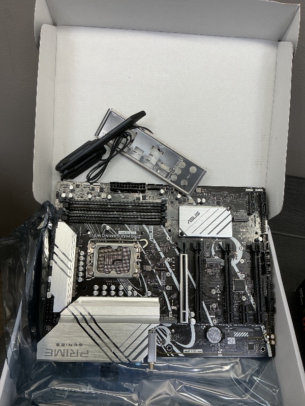 Photo 1 of ASUS Z790 MAX Gaming WIFI7 Intel Z790 (LGA 1700) ATX Motherboard with PCIe 5.0, Three M.2 Slots, 14+1 DrMOS, DDR5, WiFi 7, Realtek 1Gb LAN, HDMI, USB 20Gbps Type-C®, Thunderbolt™ (USB4®), Aura Sync