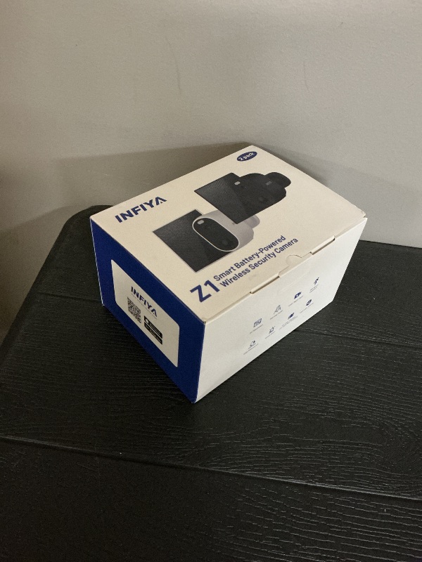 Photo 1 of INFIYA Solar Camera Outdoor Wireless-2.4GHz Wi-Fi Outside Cameras for Home Security, PIR Motion Detection, Siren Alarm, 2K Color Night Vision, SD & Cloud Storage(Optional), Work with Alexa, Z1 2P