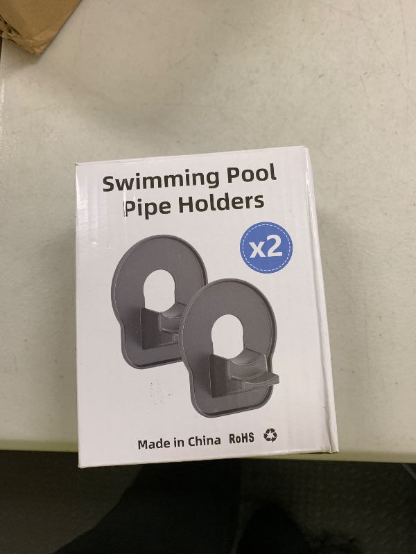 Photo 1 of 2 Pack Swimming Pool Pipe Holders, Above Ground Swimming Pool Hose Support Holder with Tape, Designed Compatible with Intex Pools