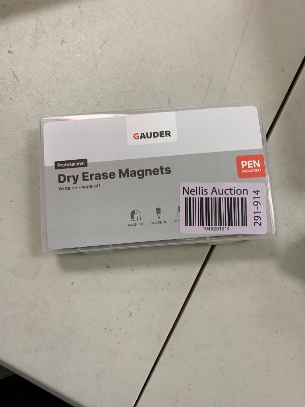 Photo 1 of GAUDER Magnetic Dry Erase Labels | 30x Magnetic Labels (3 Inches x 1 Inch) | Dry Erase Magnets for Classroom, Whiteboard and Blackboard