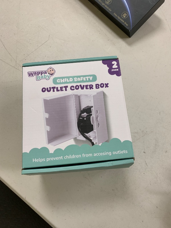 Photo 1 of Outlet Cover BOX Baby Proofing (2 Pack) Patented Dual-Lock for Much Better Toddler Proofing, Easier Operation, Simple 3 Step Install with Included Screws. Provides Extra Space Inside for Plugs (White)