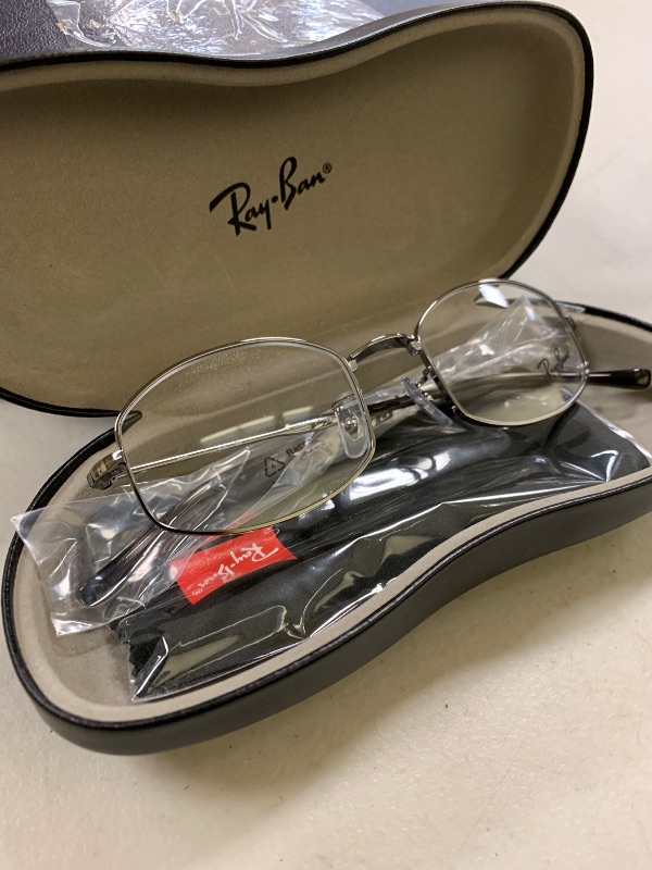 Photo 1 of Ray-Ban RX6510 Oval Prescription Eyewear Frames, Gunmetal/Demo Lens, 50 mm