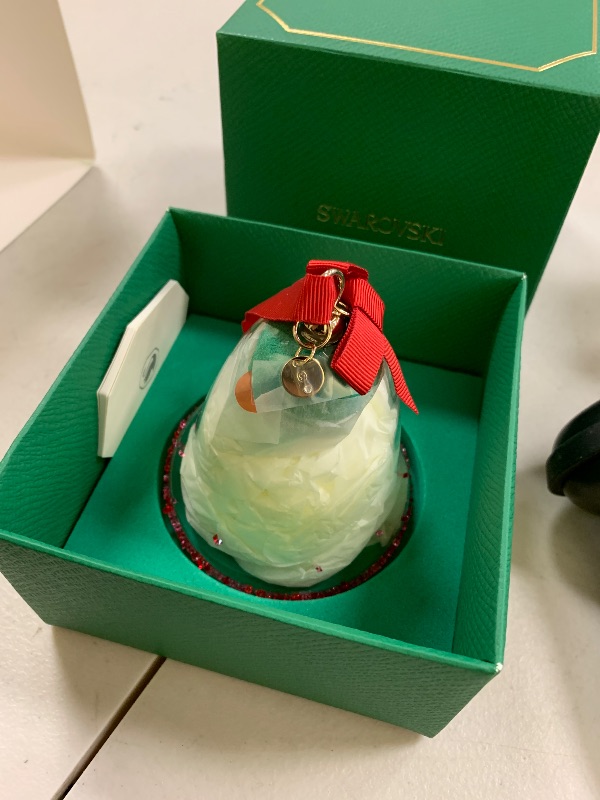 Photo 1 of Swarovski Holiday Cheers Dulcis Bell Ornament, Red