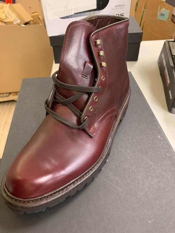 Photo 1 of Allen Edmonds Mens Higgins Lug Oxford Chestnut 10.5 D
