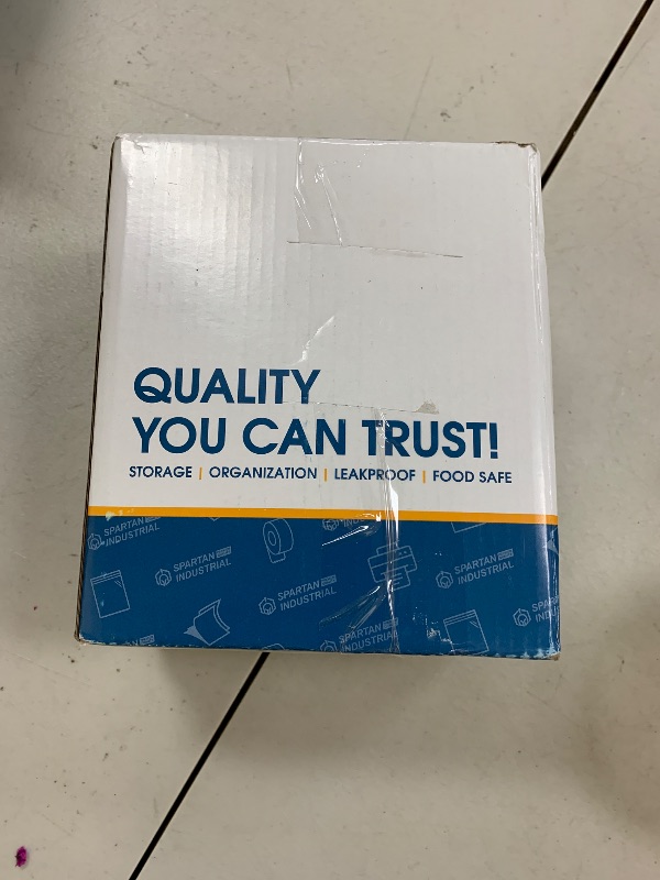 Photo 1 of Spartan Industrial - 3” X 4” (1000 Count) 2 Mil Clear Reclosable Zip Plastic Poly Bags with Resealable Lock Seal Zipper