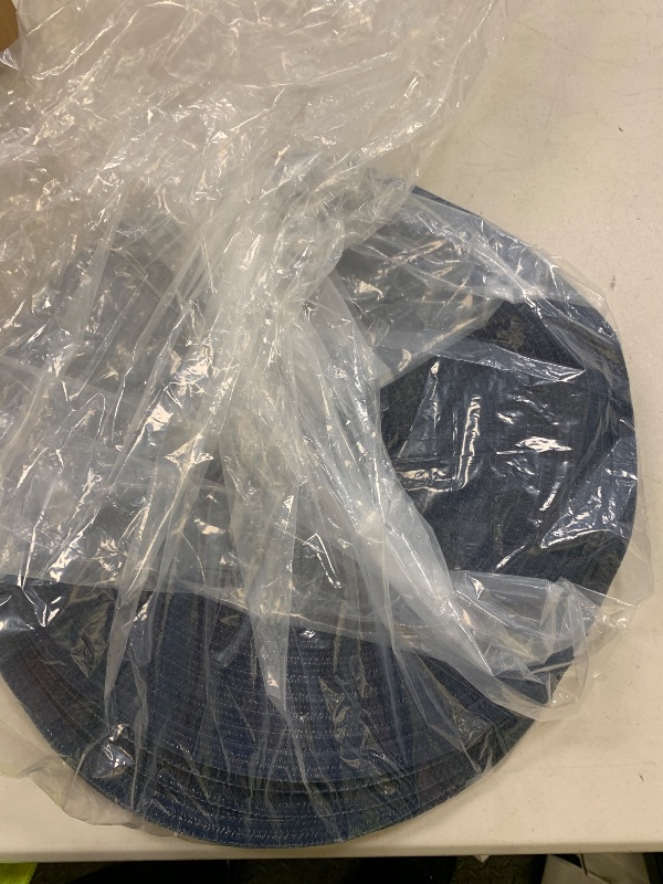 Photo 1 of SHACOS 15 inch Navy Blue Round Placemats Set of 12 for Dining Table Woven Braided Circle Place Mats Kitchen Placemat Washable Table Mats