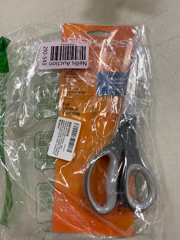 Photo 1 of Fiskars All Purpose Scissors, High Performance Cutting, Stainless Steel Blades, Ergonomic and Comfort Handles, Perfect for Arts and Crafts and the Office, Scissors for Office