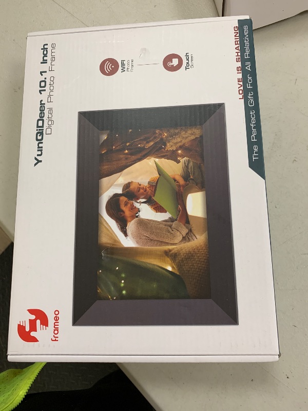 Photo 1 of Frameo 10.1 Inch WiFi Digital Picture Frame with 1280 * 800P IPS Touch Screen HD Disply,Video Clips and Slide Show,Auto-Rotate, Wall Mountable,Send Photos Instantly from Anywhere with via Frameo APP