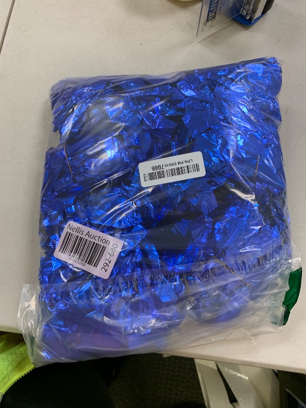 Photo 1 of 4Pcs Metallic Cheerleading Pom Poms, Creatiee 2 Pair Cheerleader Cheering Squad Pompoms for School Sports Dance Games Team Spirit Cheer (Blue)