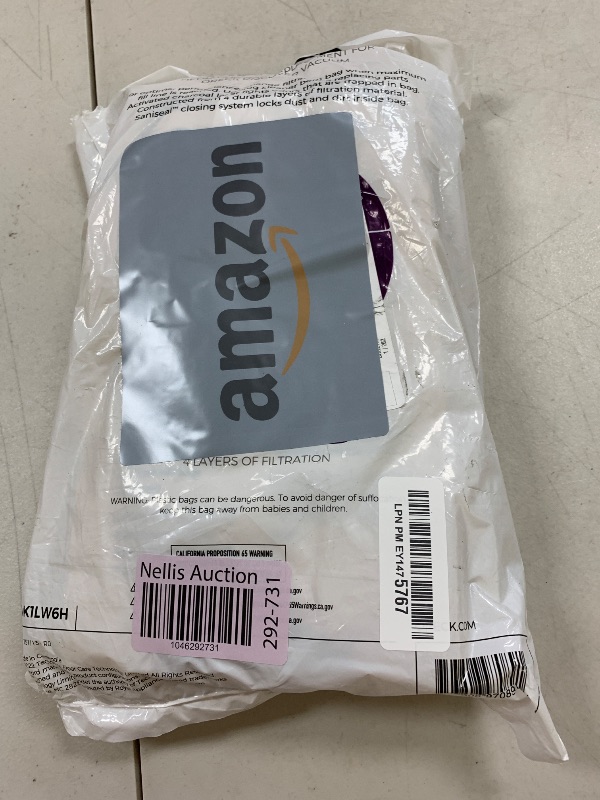Photo 1 of Oreck Vacuum Cleaner Bags for Discover Upright Vacs, Pack of 6, Tan, Hepa Filtration, Part # AK1LW6H, Oreck Odor Fighting Vacuum Bags