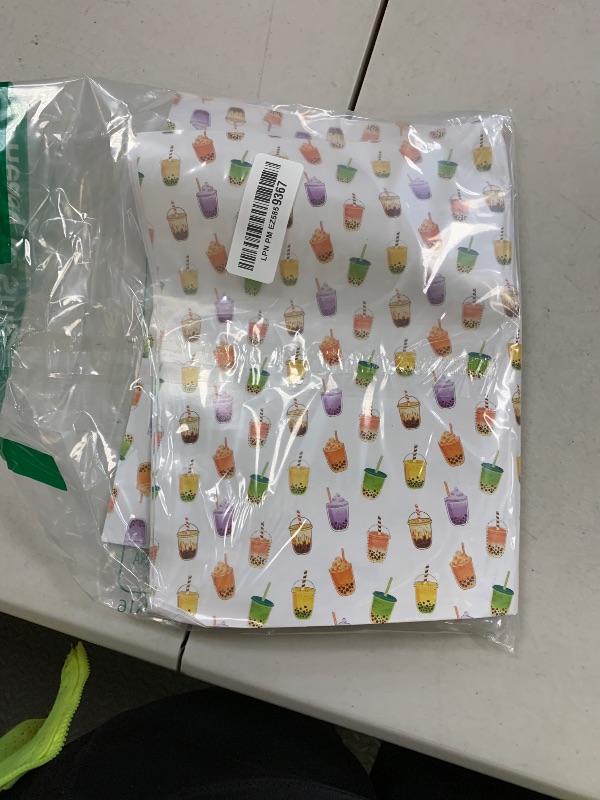 Photo 1 of Boba Wrapping Paper Set | Two 20inx30in Folded Wrapping Papers | Unique, Hilarious, and Original Design | Funny Joke Gifts