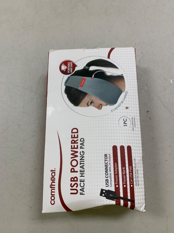 Photo 1 of comfheat Face Heating Pad for TMJ Pain Relief, USB Heated Wrap for Jaw, Wisdom Teeth Recovery, 3 Adjustable Heat Settings, Reducing Symptoms of Jaw Clicking, Relaxing Face Muscles (Non-Rechargeable)