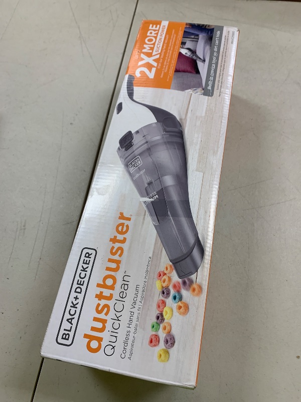 Photo 1 of BLACK+DECKER dustbuster QuickClean Cordless Handheld Vacuum, Car Vacuum Portable (HNVC215B10)