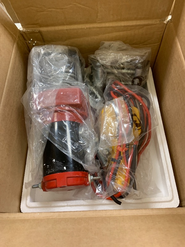 Photo 1 of X-BULL 12V 3000LBS Electric Winch Synthetic Rope Electric Winch for Towing ATV/UTV Off Road with Mounting Bracket Wireless Remote New