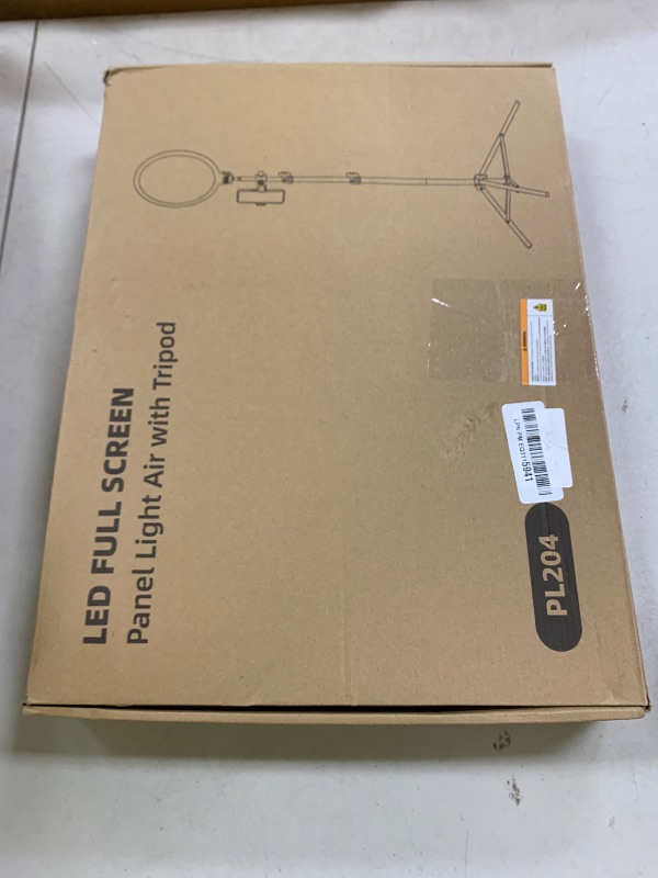 Photo 1 of Weilisi 10.5" Ring Light with 69" Tripod Stand and Phone Holder Kit, Full-Screen Zoom Lighting for Video Recording, Makeup, Live Stream, Dimmable LED Selfie Ring Light Tripod for iPhone with Remote