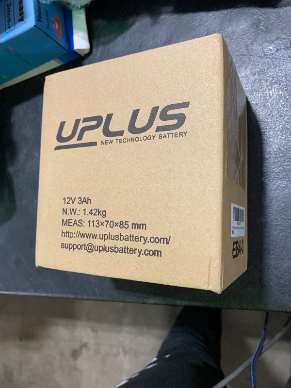Photo 1 of UPLUS YTX4L-BS Motorcycle Battery, EB4-3 12V 3Ah SLA Batteries Maintenance Free Scooter ATV AGM Battery, Replacement for YT4L-BS, AGM12-4, LTX4L-BS, NTX4L-BS, CTX4L-BS, GTX4L-BS, FTX4L-BS