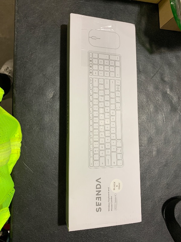 Photo 1 of seenda Bluetooth Keyboard and Mouse for Mac, SKM64-2 Multi-Device Rechargeable Slim Wireless Keyboard Mouse Stainless Steel Full Size, Compatible with MacBook Pro/Air, iPad, Mac - Space Gray