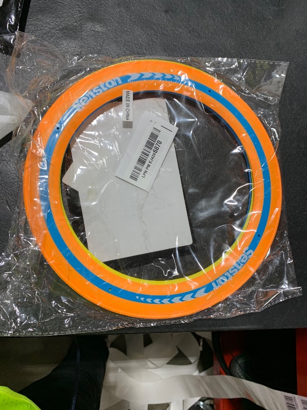 Photo 1 of Senston Flying Discs Easily Catch and Throw Sports Disc 11 Inch Soft Flying Discss for All Players Colorful Flying Discs 3 Pcs for Pool Backyard Family Fun