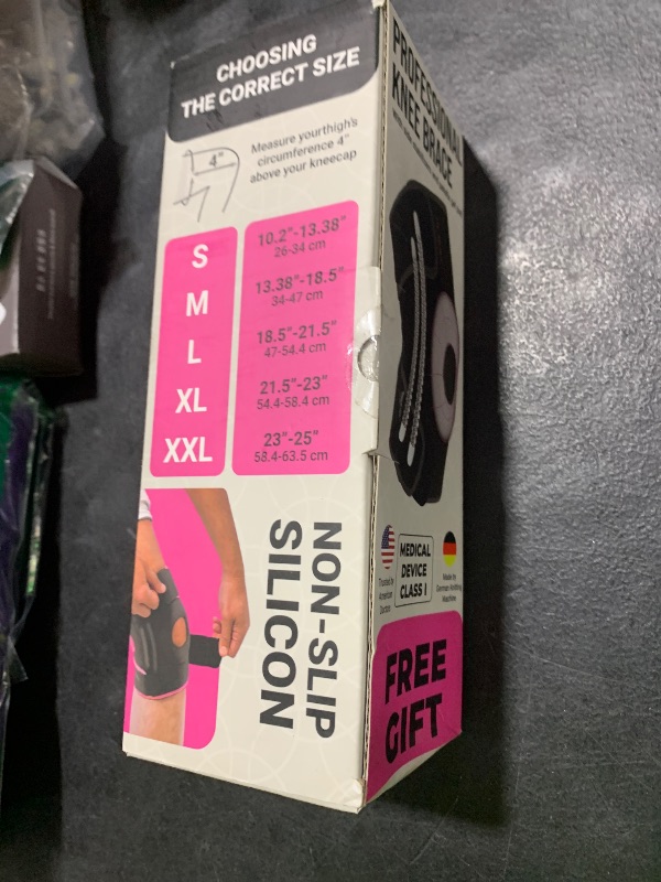 Photo 1 of DR. BRACE ELITE Knee Brace with Side Stabilizers & Patella Gel Pads for Maximum Knee Pain Support and fast recovery for men and women-Please Check How To Size Video (Orion's, Small)