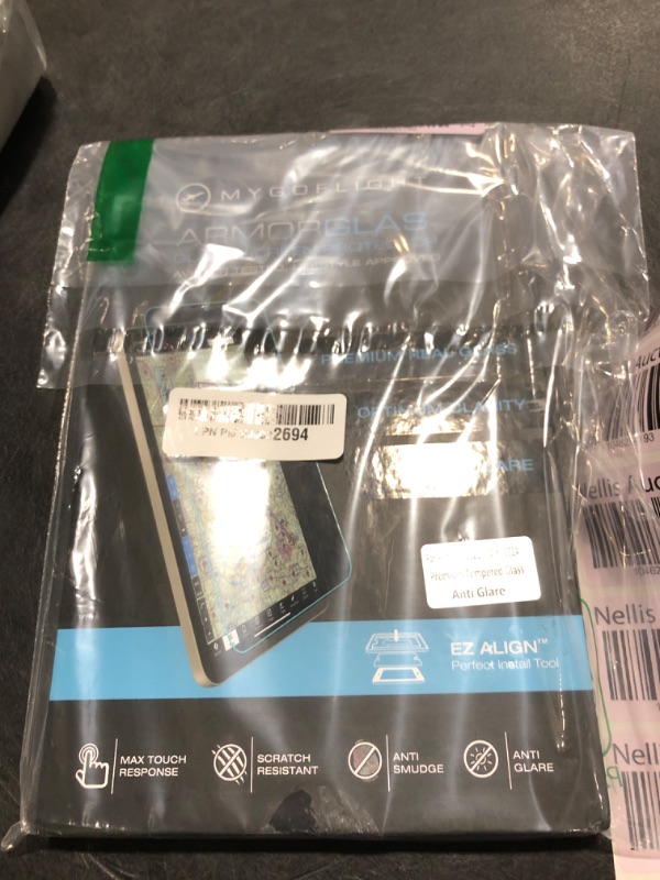 Photo 1 of MYGOFLIGHT ArmorGlas - Tempered Glass Screen Protector for iPad Mini 6 / Mini 7 A17 Pro - Anti-Glare, Anti-Reflection, Anti-Shatter, Scratch and Fingerprint Resistant, Bubble-Free, Easy Install
