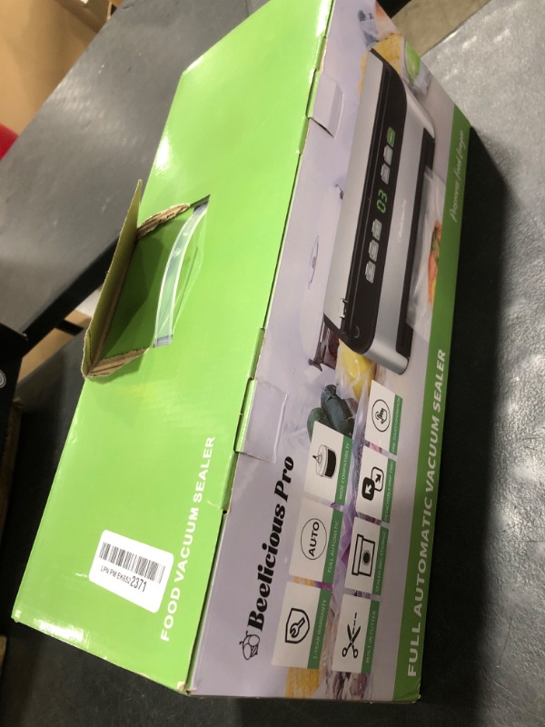 Photo 1 of PressFree TRUE-Auto Vacuum Sealer Machine, Beelicious 85KPA Fully Automatic 8-IN-1 Food Sealer with Bags Storage, Build-in Cutter, Moist Mode and Air Suction Hose | Digital Countdown | Sous Vide