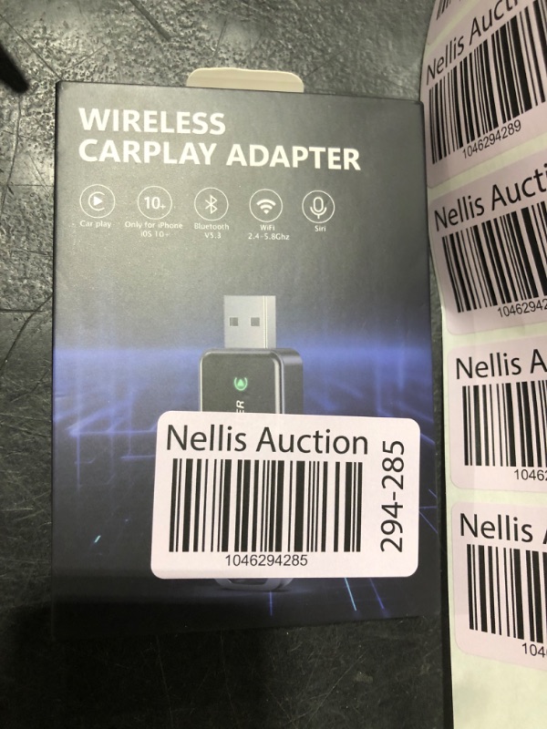 Photo 1 of Wireless CarPlay Adapter for iPhone, Instant Auto-Connect Bluetooth Apple CarPlay Adapter, Zero Delay, Plug & Play, Stable Bluetooth & Compact Design, 2016+ Car Compatible