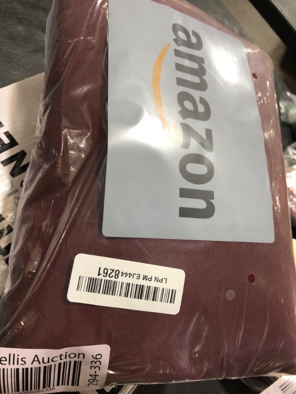 Photo 1 of Porch Shield Outdoor Cushion Slipcovers Patio Chair Seat Cushion Covers Set 4 Waterproof Fade Resistant 19 x 19 x 4 inch, Burgundy