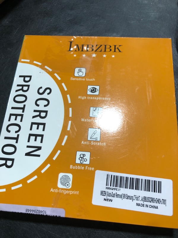 Photo 1 of IMBZBK [Auto-Dust Removal] 3 Pack Screen Protector for Samsung Galaxy Z Fold 7, 3 Inside Flexible Film + 3 Front Tempered Glass + 3 Camera Lens Protector Accessories, Easy Installation