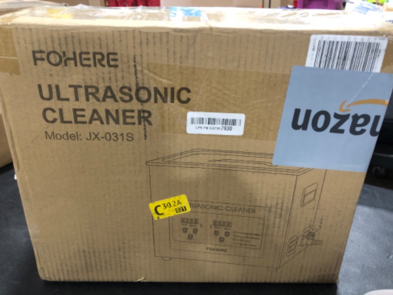 Photo 1 of Ultrasonic Cleaner 6.5L with Heater and Timer, 1.7 Gal 180W Stainless Steel Commercial Cleaning Machine for Watch Instruments, Circuit Board, Parts, Glasses, Watch, Bike Chain, Metal Engine Parts, Gun