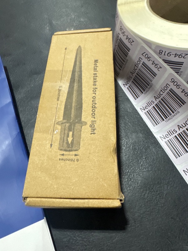 Photo 1 of Metal Replacement Stake for Solar Lights, 0.78" Diameter x 5.3" Height, Fits Only 0.8" Diameter Solar Light Poles – Won't Work if Pole is Too Large or Small (Metal 6 Pack)