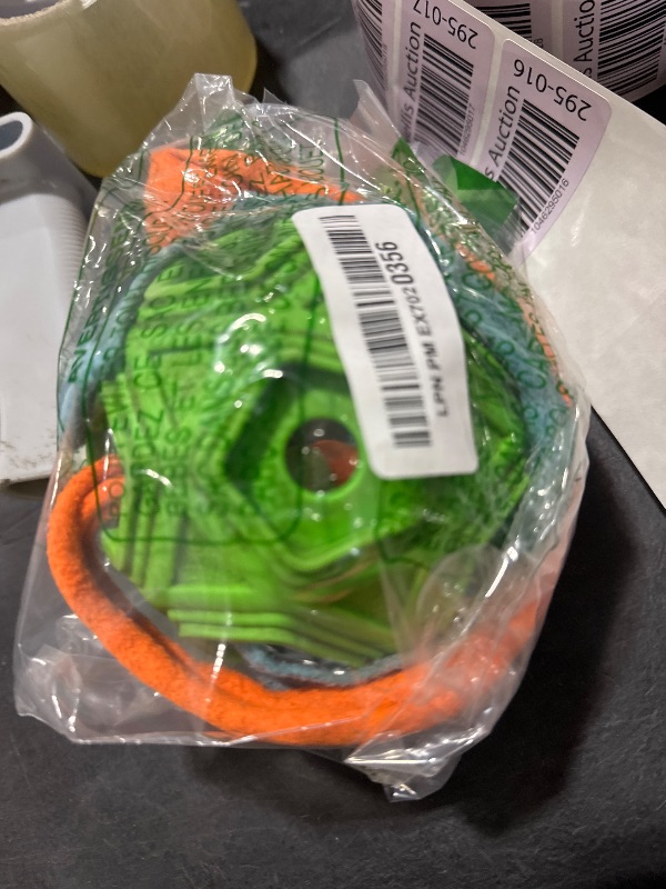 Photo 1 of Dog Snuffle Ball-Interactive Puzzle Dog Toys Encourage Natural Foraging Skills Slow Feeder for Training and Stress Relief, Cloth Strip Hiding Food Chew Toys with Squeaky Carrot Toy for Any Size