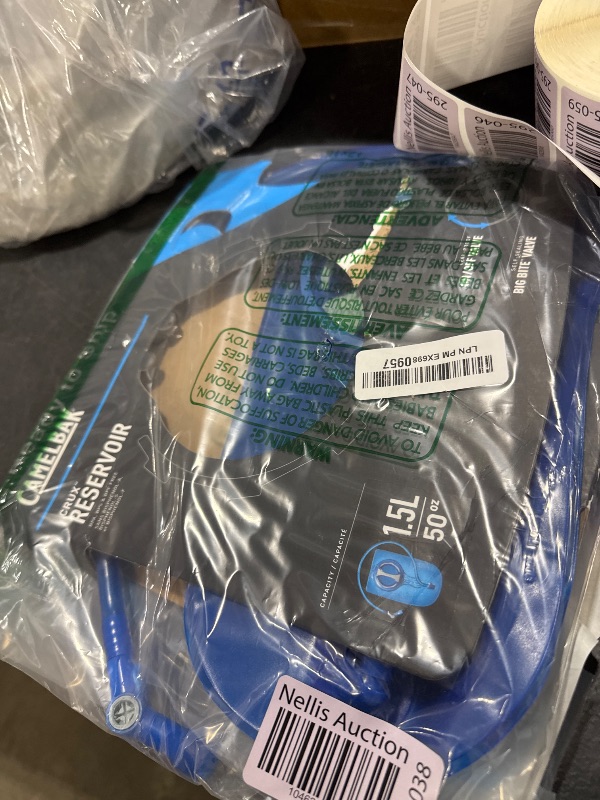 Photo 1 of CamelBak Crux 1.5-Liter Water Reservoir, Hydration Bladder, Faster Water Flow Rate, Leak Proof, Ergonomic Shape, Big Bite Valve, 50 Ounces