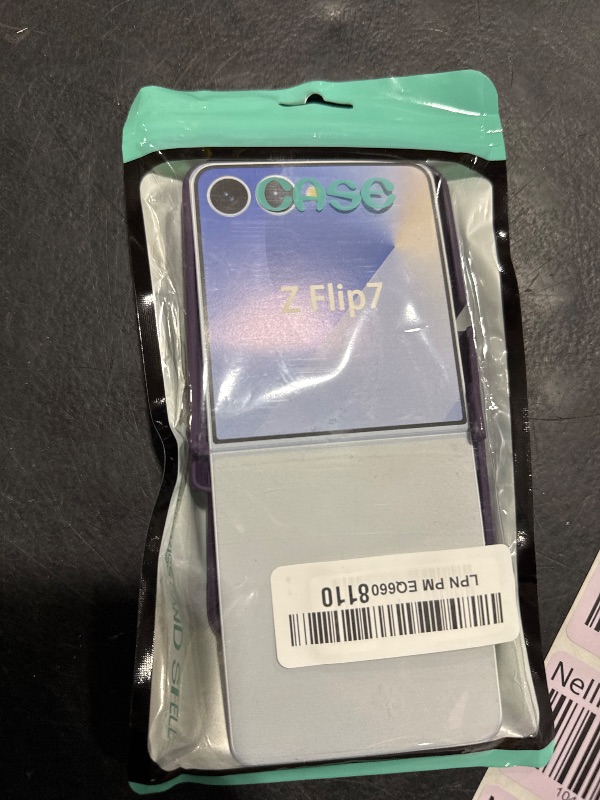 Photo 1 of DAKORIE Case for Samsung Galaxy Z Flip 7 Case with Ring Kickstand Screen Protector Shockproof Hinge Protection Phone Cover for Galaxy Z Flip 7 2025 5G - Purple