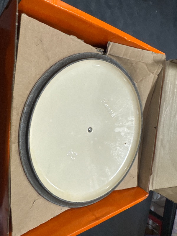 Photo 1 of Le Creuset Enameled Cast Iron Signature Round Dutch Oven, 3.5 qt. , Meringue