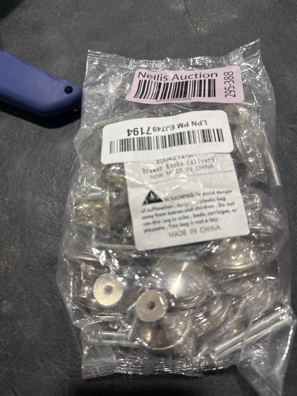 Photo 1 of Romeda 30mm Silver Cabinet Knobs - 18 Pieces Drawer Pulls for Dressers, Kitchen, Cabinets With Screw