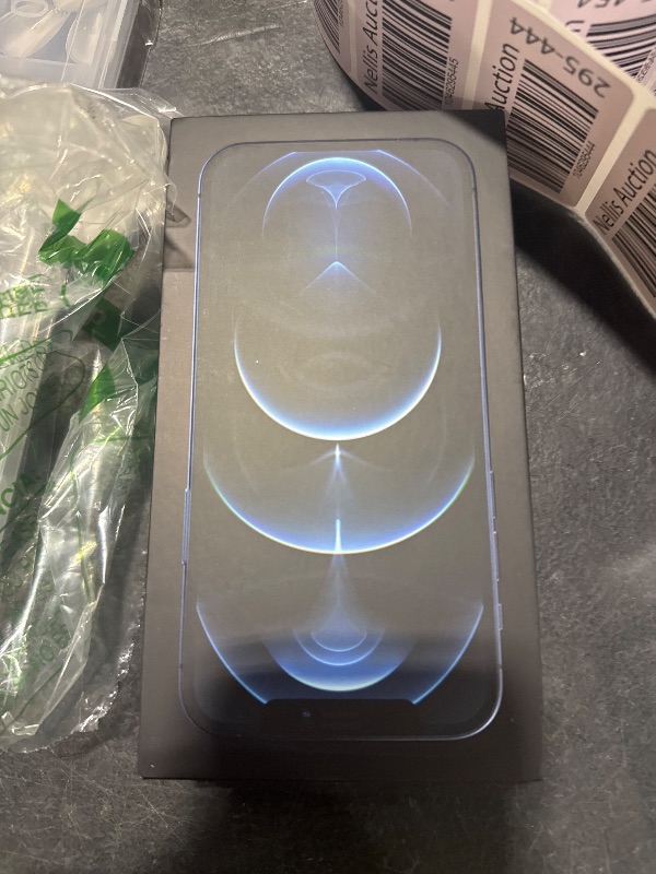 Photo 1 of Apple iPhone 12 Pro (256GB, Pacific Blue) [Locked] + Carrier Subscription