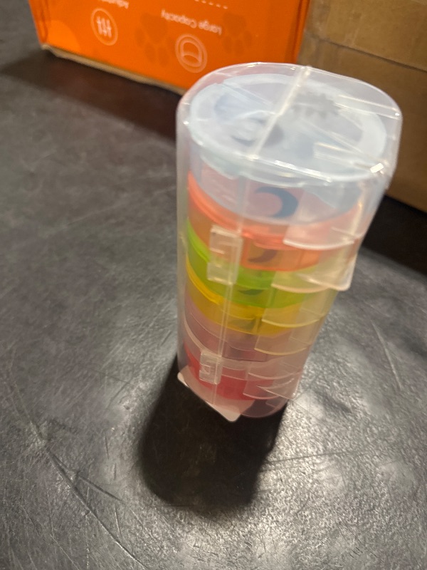 Photo 1 of Sukuos Large Weekly Pill Organizer 2 Times a Day, Daily Pill Box 7 Day Easy to Open with Double Protection, AM PM Pill Case for Medicine/Vitamin/Fish Oil/Supplements (Glitter Clear)