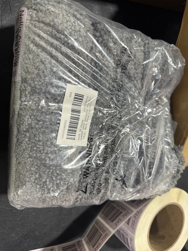 Photo 1 of GRANNY SAYS Gray Bathroom Rugs Non Slip, Bath Mats for Bathroom, Super Soft and Water Absorbent, Microfiber Washable Bath Rugs for Floor, Tub and Shower, 16" x 24" Dark Gray