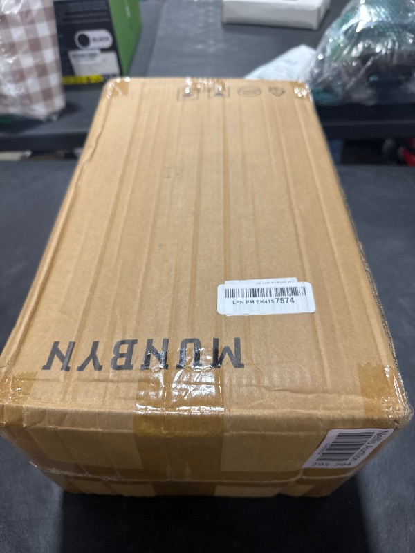 Photo 1 of MUNBYN Shrink Wrap, Stretch Wrap with Handles, Stretch Film Roll Industrial Strength, Plastic Wrap for Pallet Wrapping Shipping Moving, 15 Inch x 1000 Ft, 4 Pack, 60 Gauge