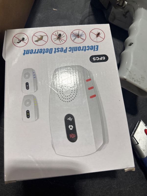 Photo 1 of 2025 Upgraded Ultrasonic Pest Repellent Indoor Insect Repeller, Pest Control, Repellent Roach, Mouse, Bugs, Mosquito, Mice, Spider, Ant, Rodent Repellent Ultrasonic Plug in, 3 Mode Switching, 6 Packs