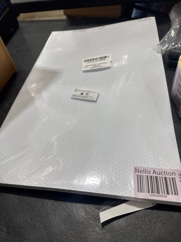 Photo 1 of 2 Pack 100 Sheets 11" x 17" Isometric Graph Paper Pad Landscape for 3D Designs Architecture Landscaping Engineering Drafting (Portrait)